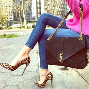Maiden Lane Leopard Heels
