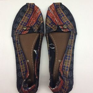 Mad Love • Boho Fabric Slip Ons 💜