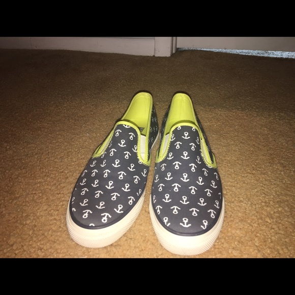 Sperry® Mariner Anchor-Print Slip-Ons