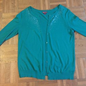 Large Merona Sequins cardigan
