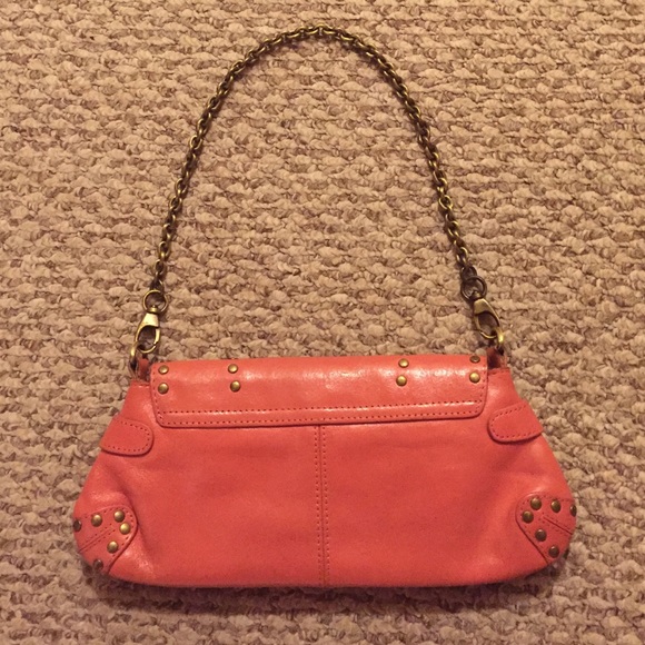 Genuine pink leather bag - Picture 2 of 4