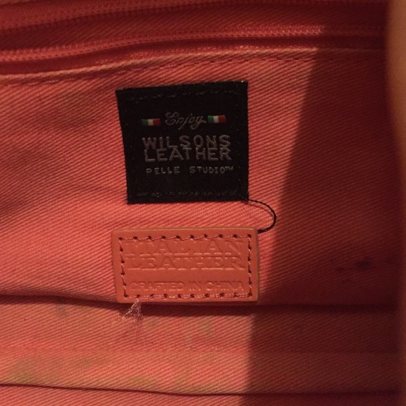 Genuine pink leather bag - Picture 4 of 4