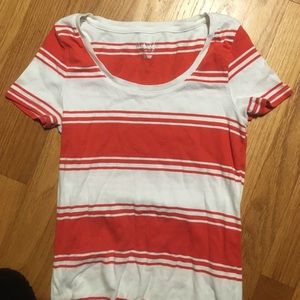 Orange and black shirt