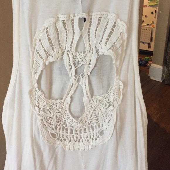 Nollie Sleeveless Off White Top