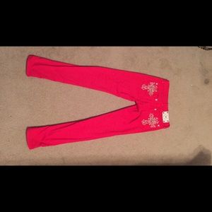 Red Skinny Miss Me Jeans Size 27 $50