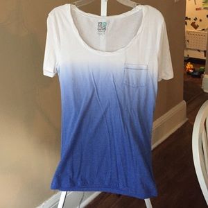 Nollie White To Blue Ombré Tee