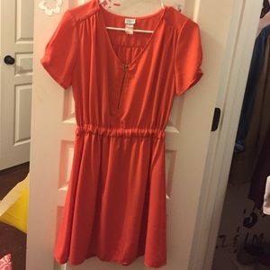 Coral dress from Charming Charlie's