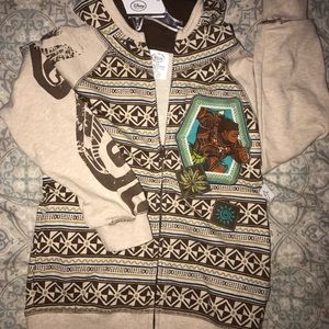 New, never worn Disney Moana Jacket, size 5/6