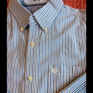 Blue One Star Button Down