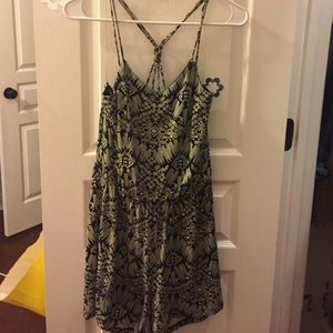 Black and White romper from Charlotte Russe