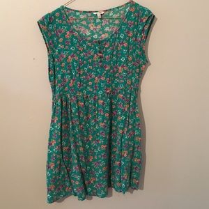 Cute Teal and floral dress