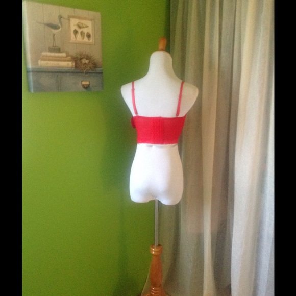 Red longline bra. - Picture 2 of 2
