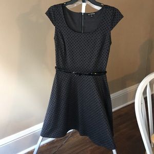 Polka Dot A-Line Dress