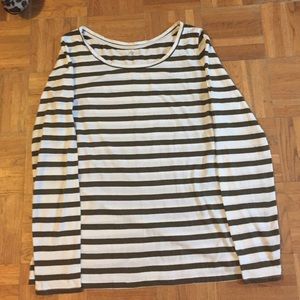 Large striped LOFT shirt