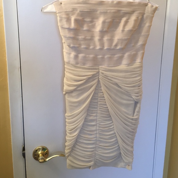 Champagne mini cocktail dress