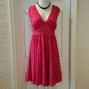 HP Torrid Pink Butterfly Swing Dress plus size 18 HP Torrid Pink Butterfly Swing Dress plus size 18