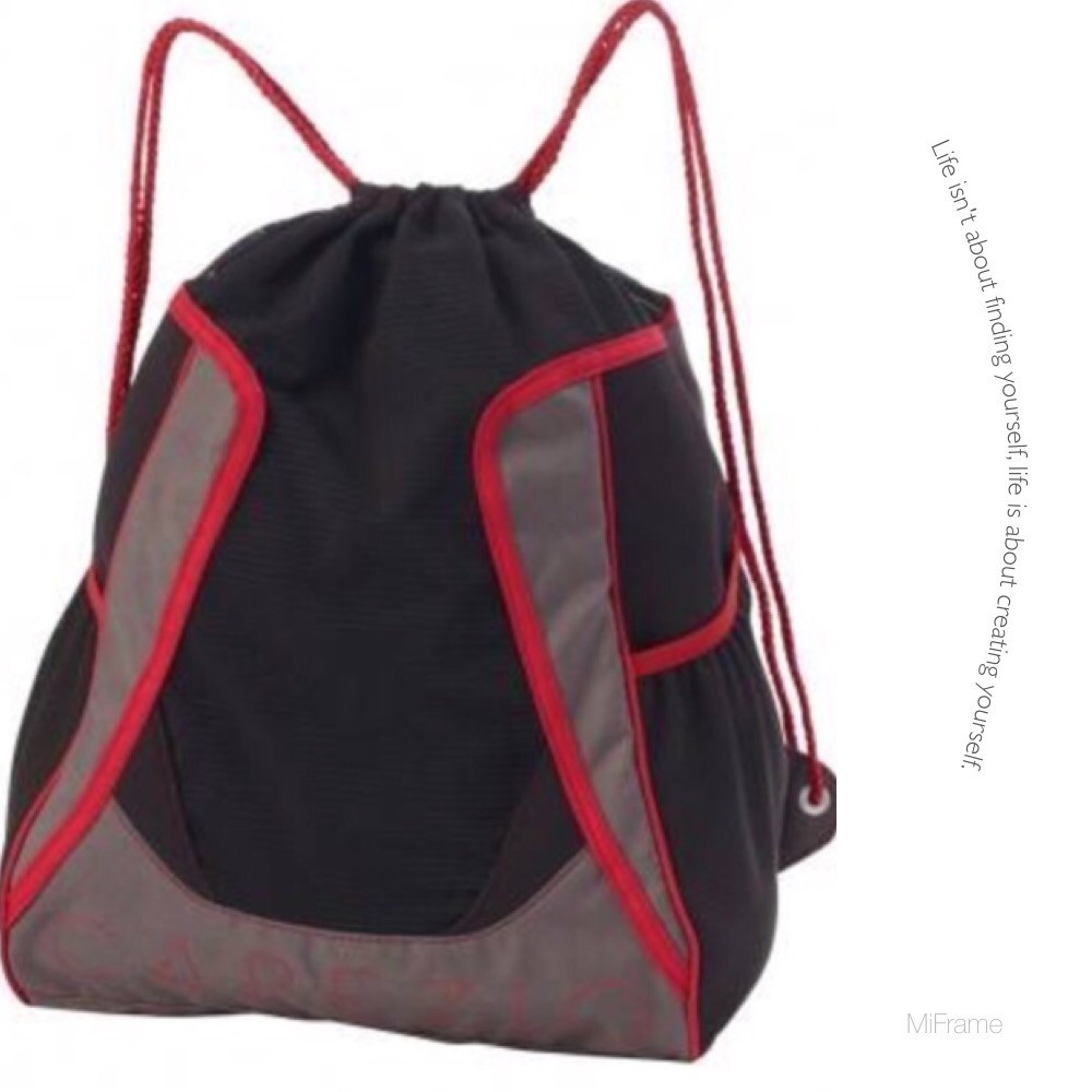 B-New drawstring bag by Capezio 15wX10.5L X 5.5d