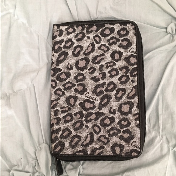 Coach Mini IPad zip around case