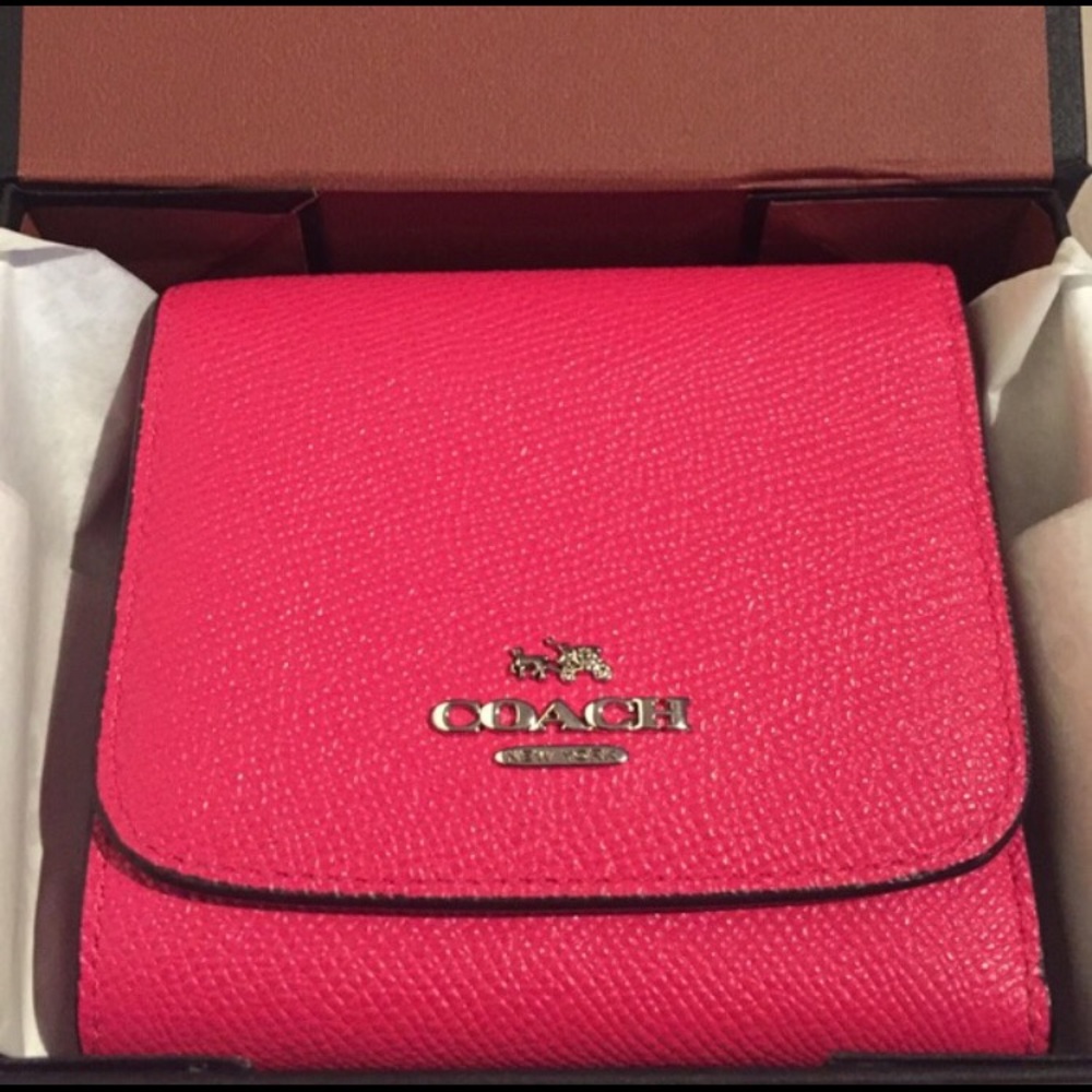 Coach amaranth small wallet
