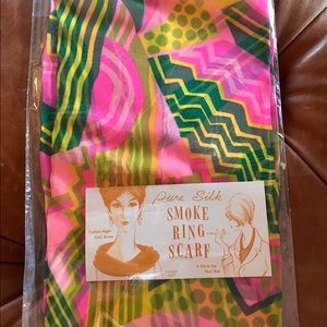 VINTAGE 'Smoke Ring' infinity scarf