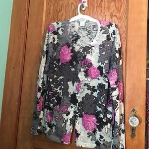 Plus size woman's cardigan Kate Hill Woman