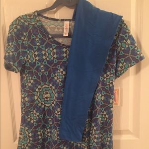 LuLaRoe XXS Classic T & OS leggings