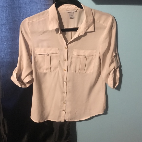 Tan dress top