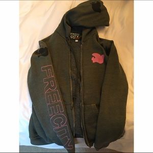 FREECITY Hazel zip up sweatshirt "NEIGHBORHOOD"