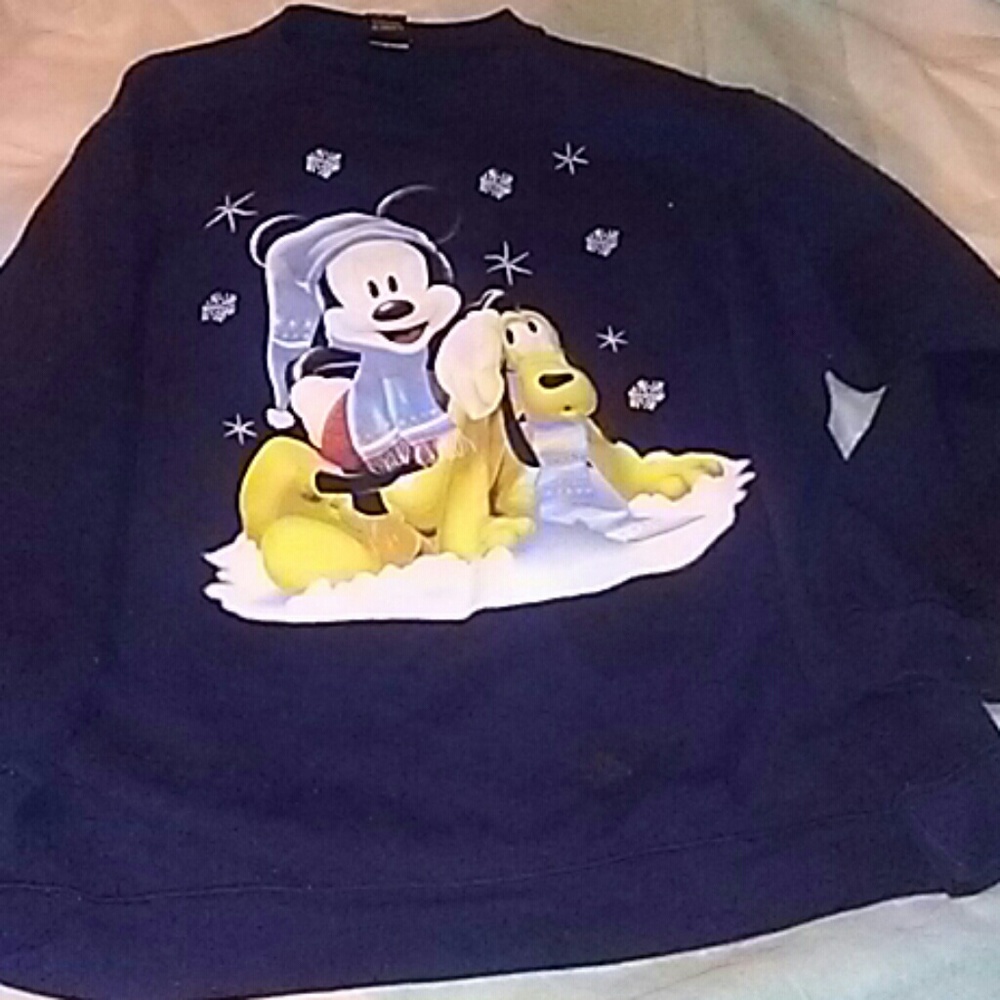 Disney Christmas sweatshirt. Navy