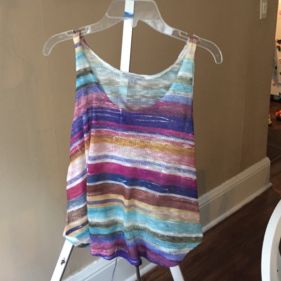 Flowy Multi Colored Crop Top