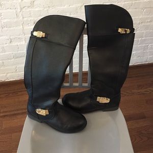 Michael kors high knee black boots