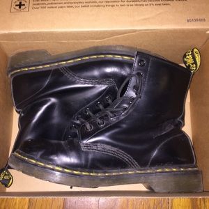 Doc martens smooth leather boots