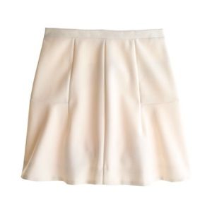 NWT - J.Crew Fluted Skirt in Double Crepe