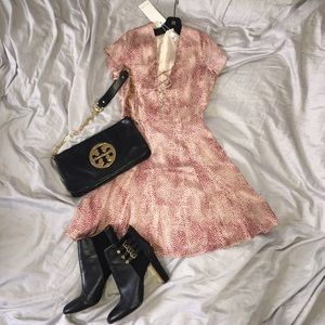 SALE! Wyldr Tea dress with lace up neckline