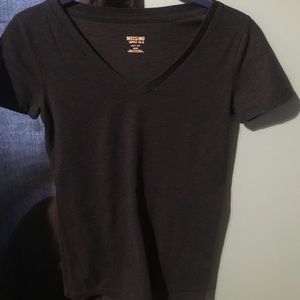 Plain navy short sleve