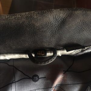 Harley Davidson Brown genuine leather size 40.