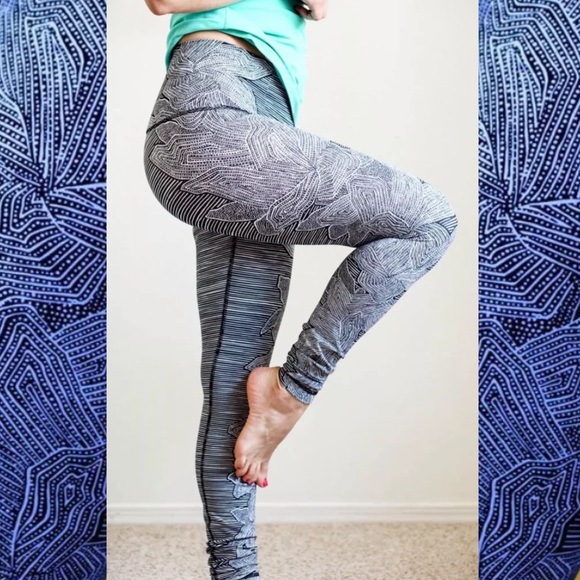 NWT💕Lululemon Dottie Tribe Wunder Under Leggings - Picture 7 of 8