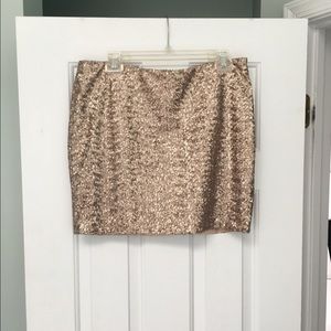 Sequin Gold Skirt--Perfect for NEW YEARS