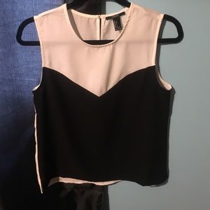 Black and white tank