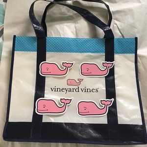 Vineyard Vines bag and stickers