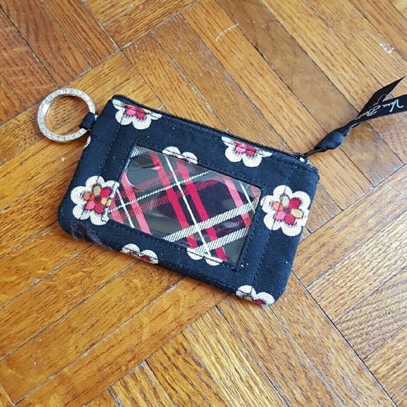 Vera Bradley ID zippered tag