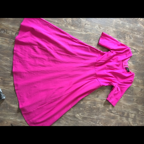Lulus hot pink dress