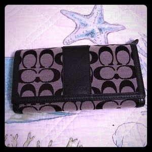 Black Coach wallet