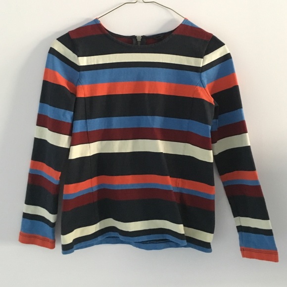 J Crew Striped Blouse