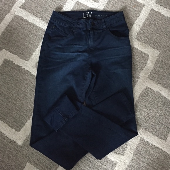 Delia* liv lightweight jeans-high waisted 2pr - Picture 2 of 4