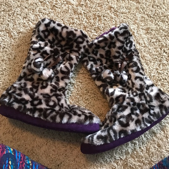 Animal Print Slippers
