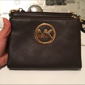 MK Fulton crossbody chocolate