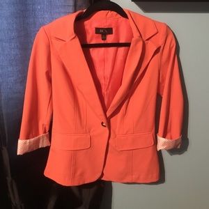 Coral dress jacket