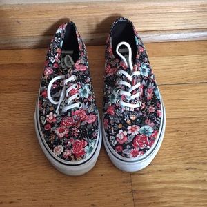 Floral Pattern Vans