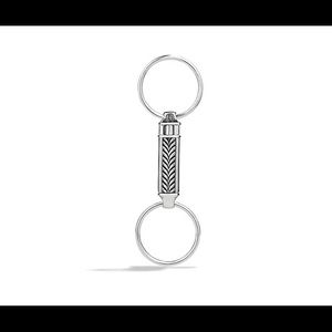 David Yurman Chevron Valet Key Chain
